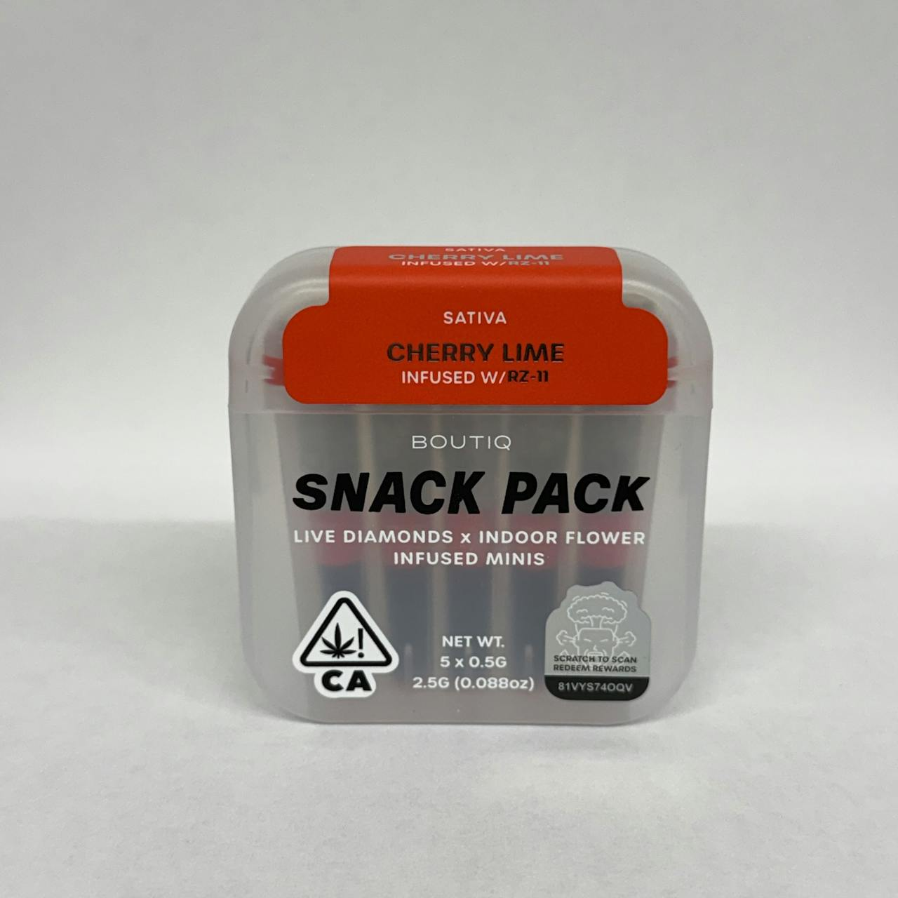 Boutiq | Cherry Lime × RZ-11 Diamonds | Infused Minis | 5pk