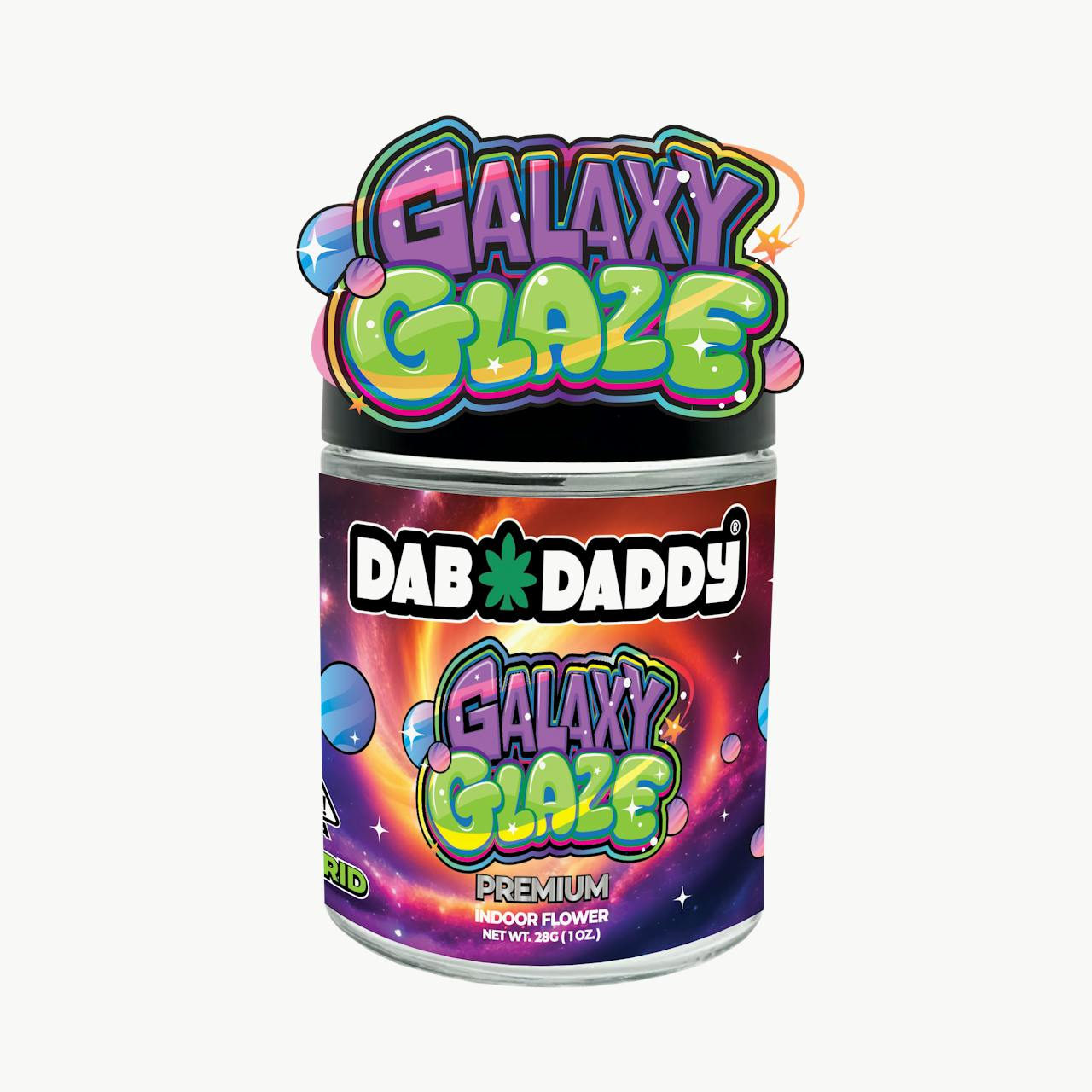 Galaxy Glaze Flower Dab Daddy® 28g Premium Indoor Flower
