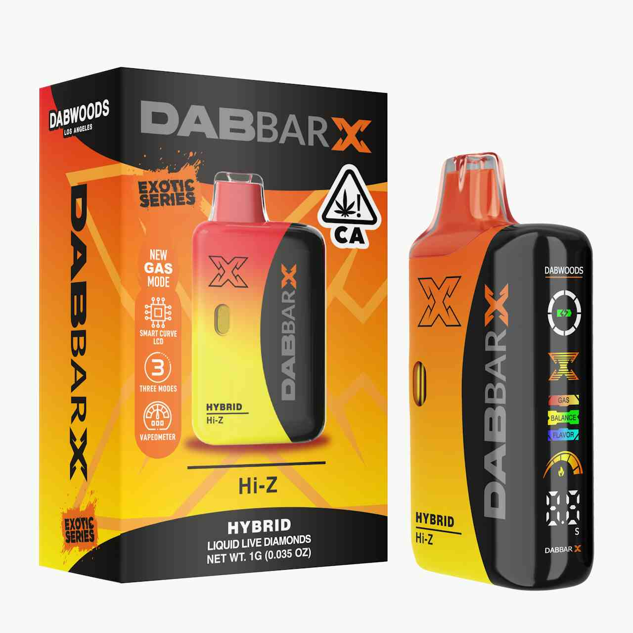 VAPE- DABBAR X LIQUID LIVE DIAMONDS Hi-Z 1G