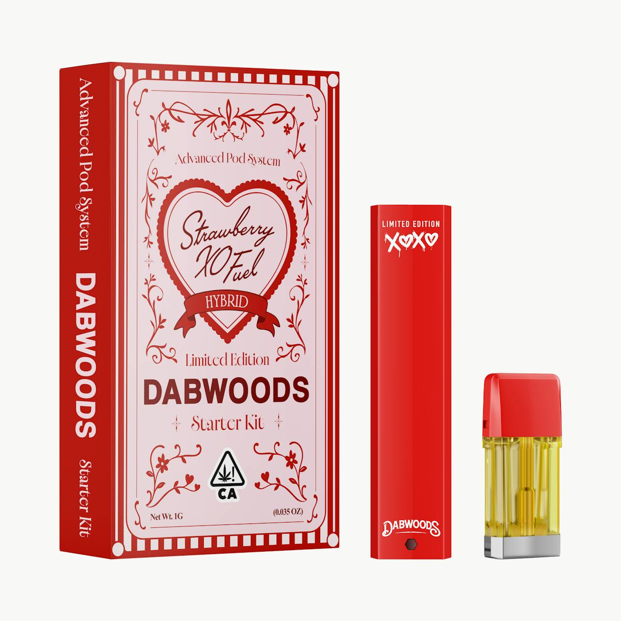 VAPE - STARTER KIT STRAWBERRY XO FUEL 1G