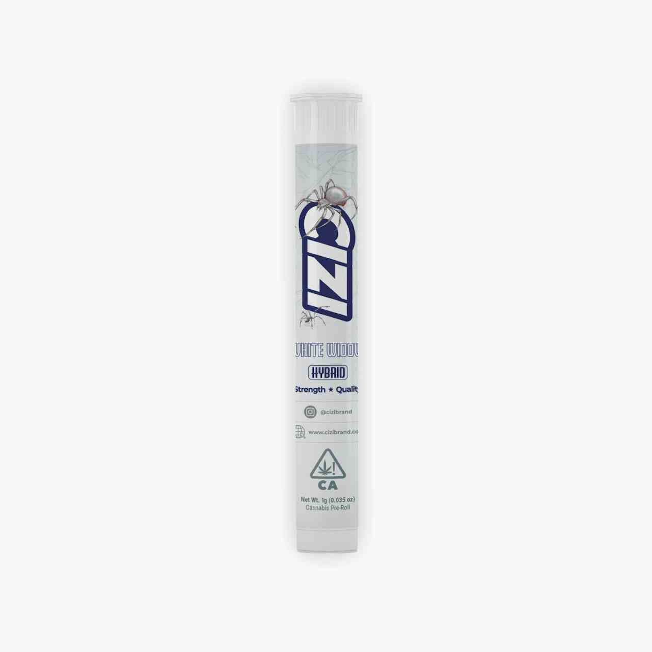 CIZI - WHITE WIDOW - 1G NON-INFUSED PRE-ROLL