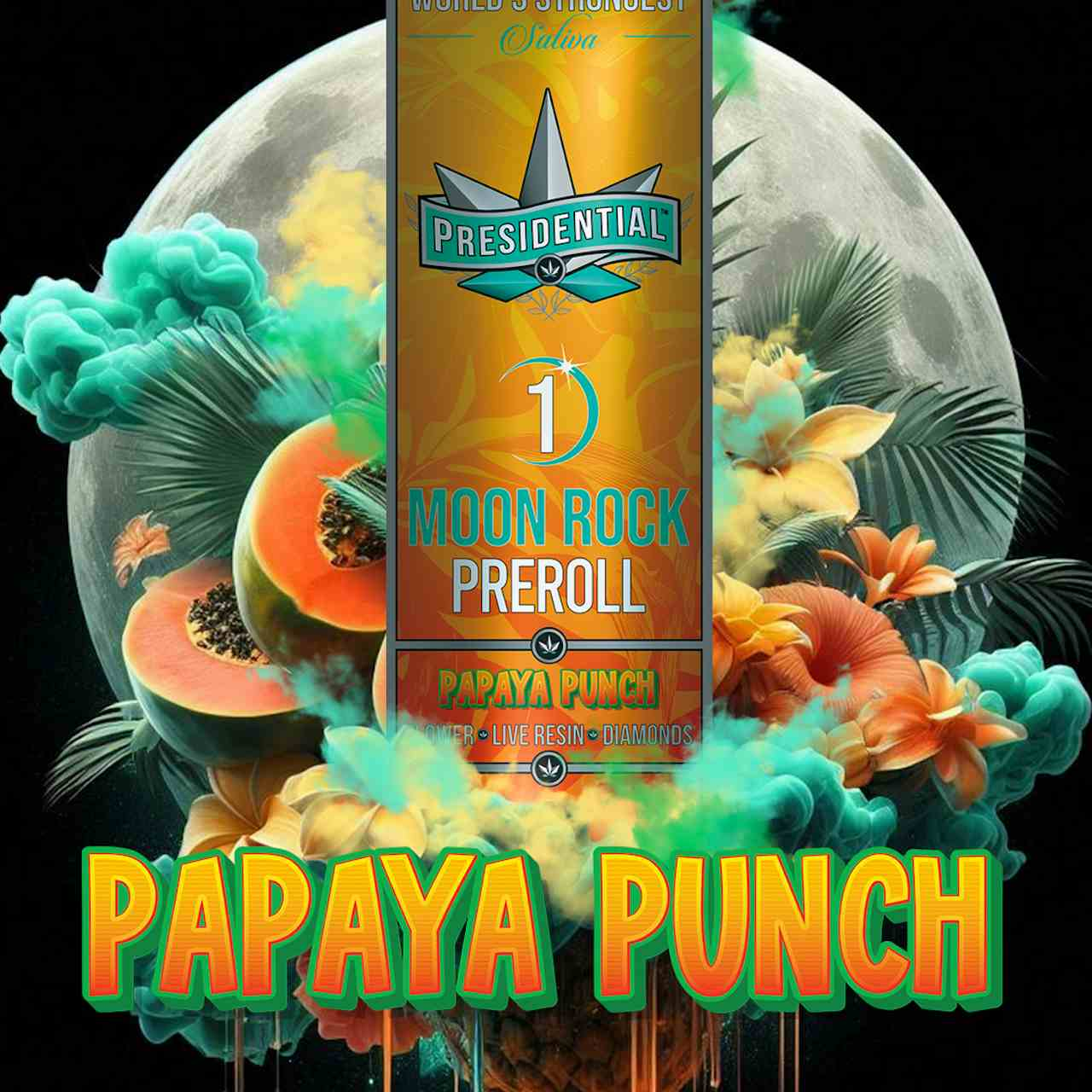 Presidential Moon Rock Preroll - Papaya Punch