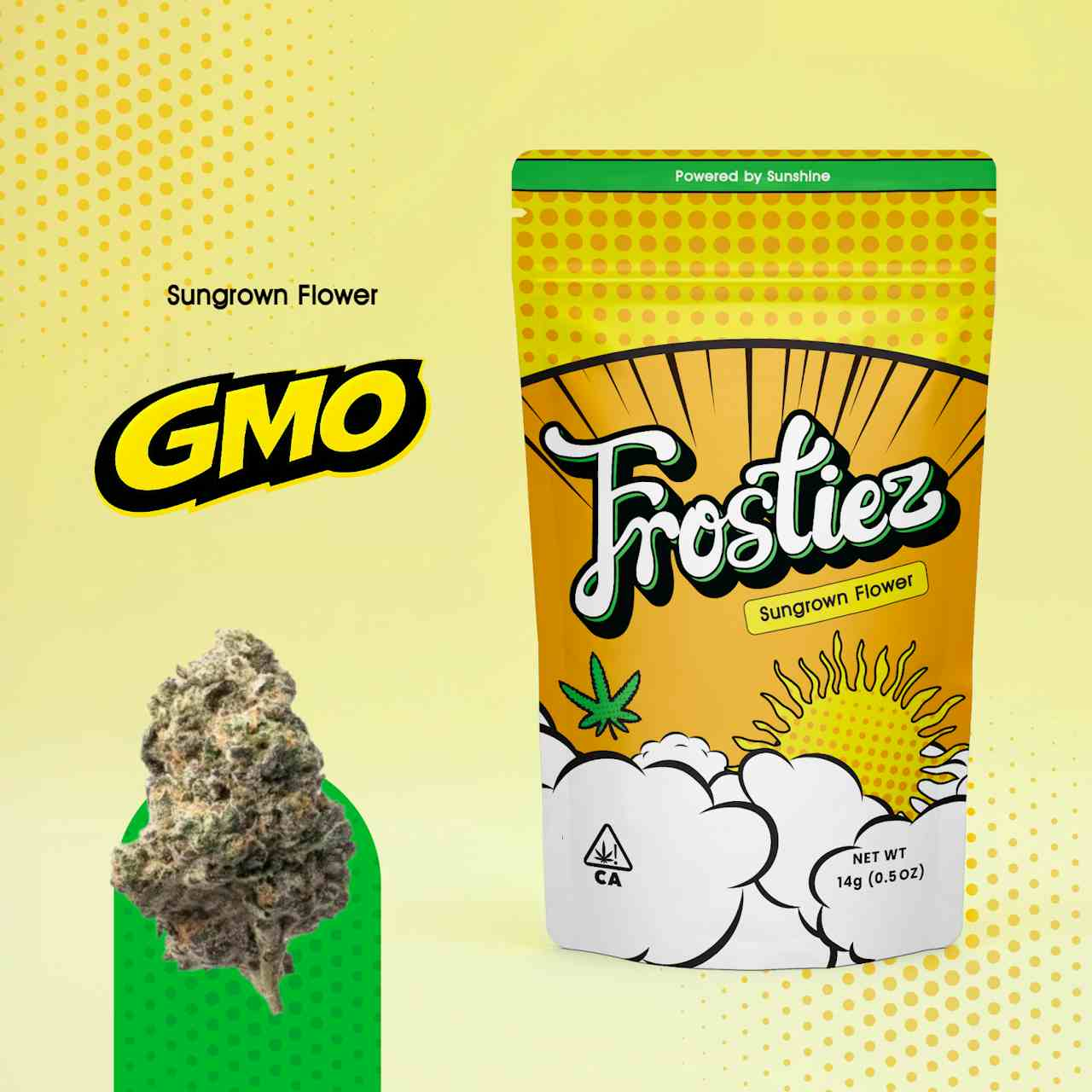 GMO SunGrown Flower - 14g - Hybrid - New Drop