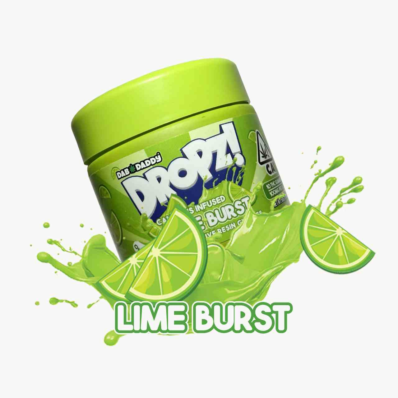 DROPZ! by DAB DADDY® Lime Burst Gummies