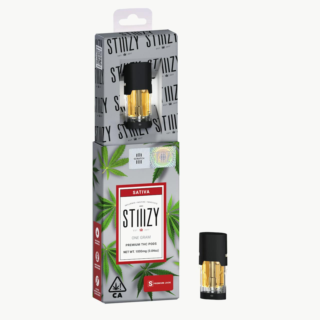 Vape Cartridge - PREMIUM JACK 1G Original THC Pod - STIIIZY
