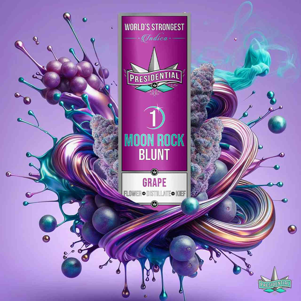 Presidential Moon Rock Blunt - Grape (1.5g)