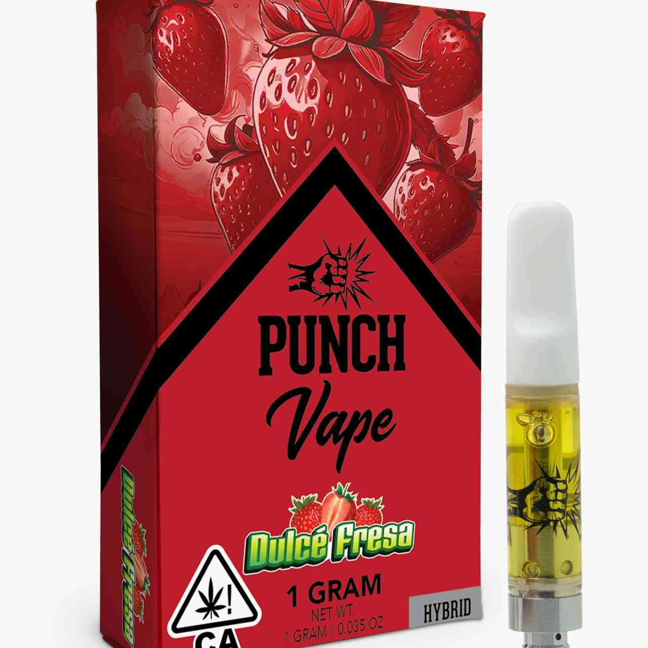 Punch - 510 Distillate Vape Cart - Dulce Fresa (1g)