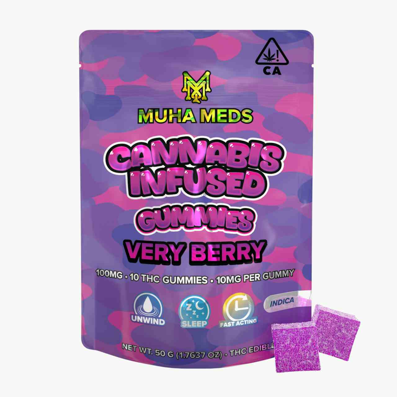 Very Berry Cannabis Infused Gummies