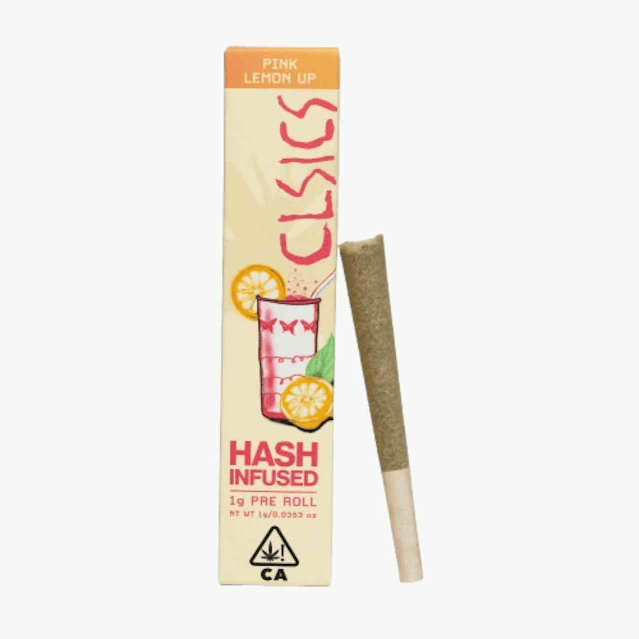 Pink Lemon Up - 1g Hash Infused Pre Roll