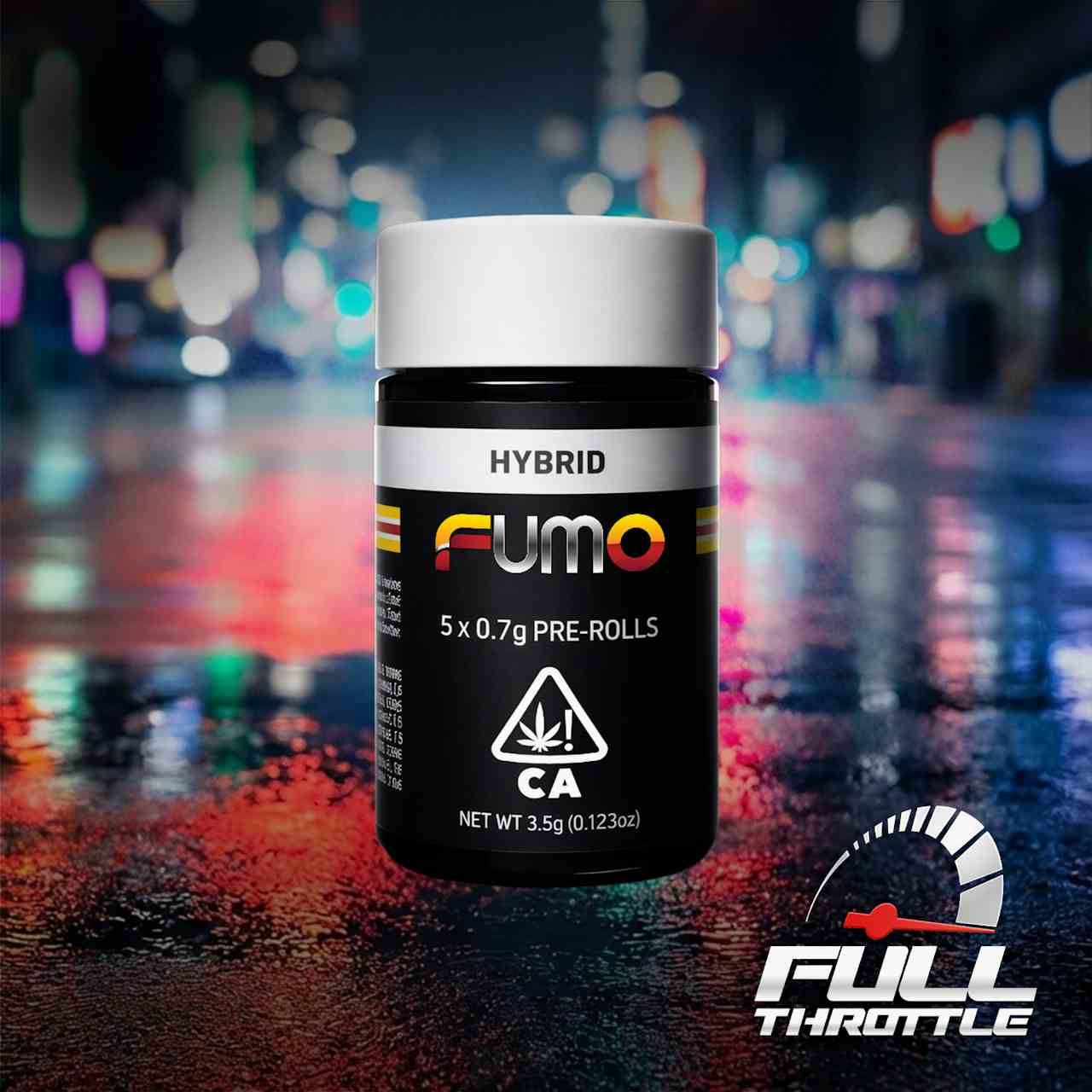FUMO - FULL THROTTLE Pre-rolls 3.5g (5 x .7g) - Premium Indoor Flower