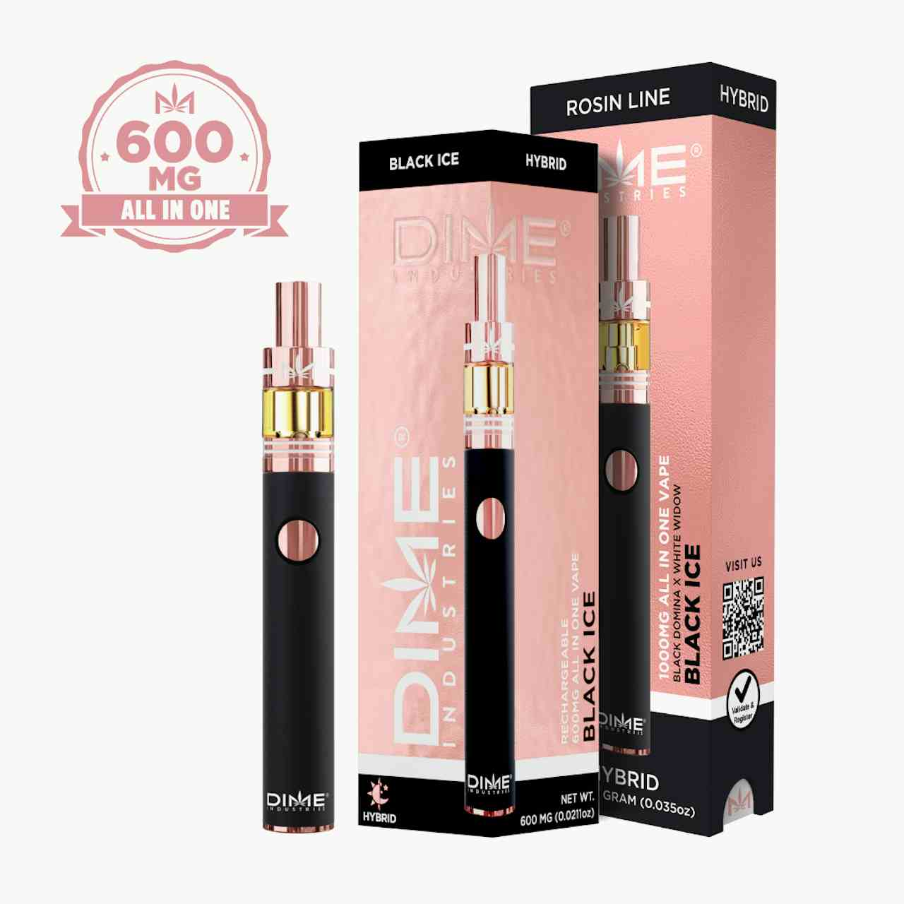 Black Ice Rosin Line 600mg All in One Device