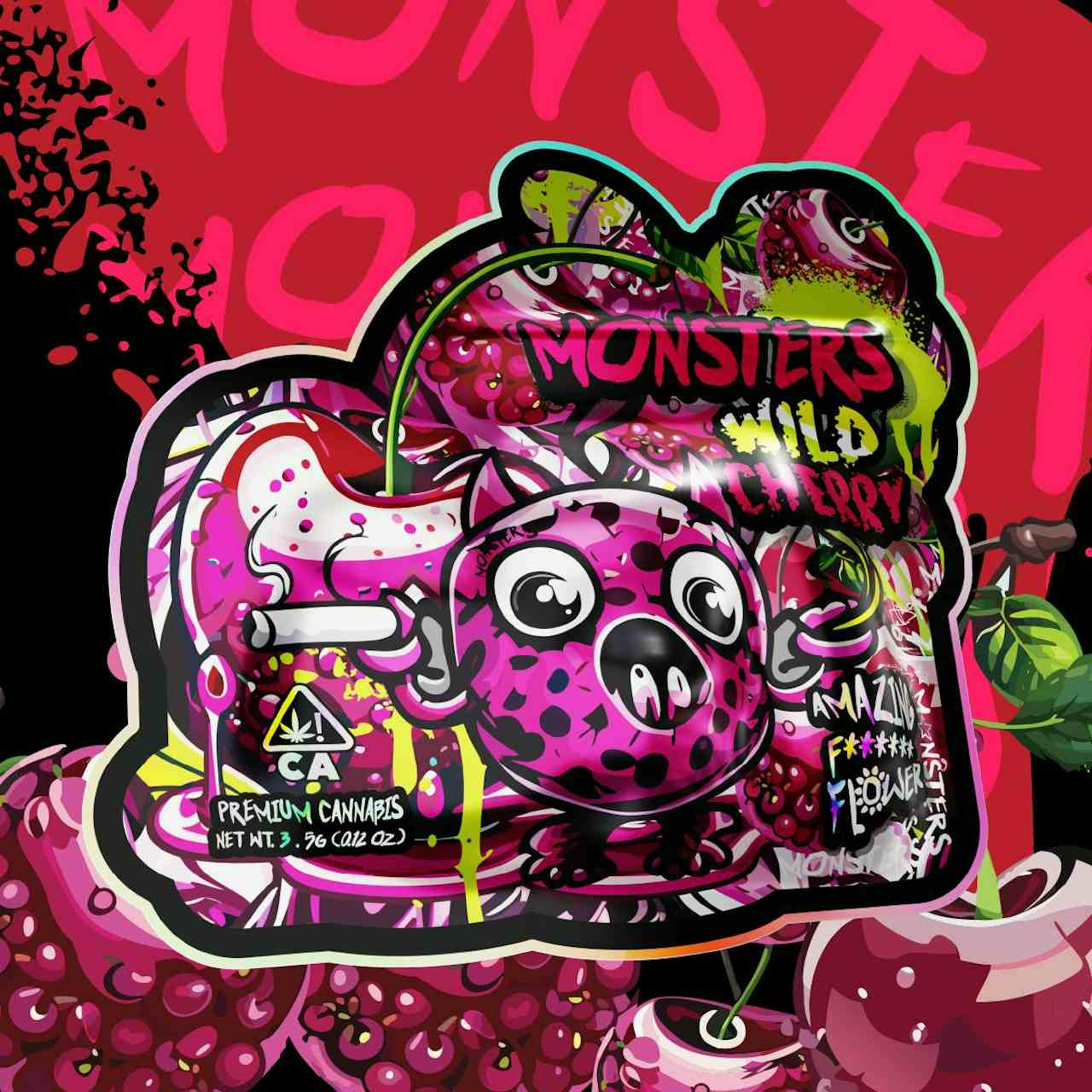Monsters - Wild Cherry 3.5g Flower